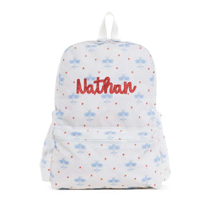 David’s Airplane Embroidered Backpack David’s Airplane Embroidered Backpack