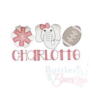 Gameday Embroidery Design Gameday Embroidery Design