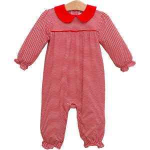 Abigail Romper - Red Stripe Abigail Romper - Red Stripe