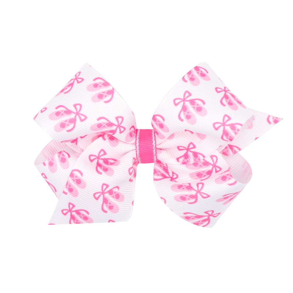 Medium Grosgrain Bow - Ballet