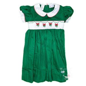 Christmas Smocked Dress Christmas Smocked Dress