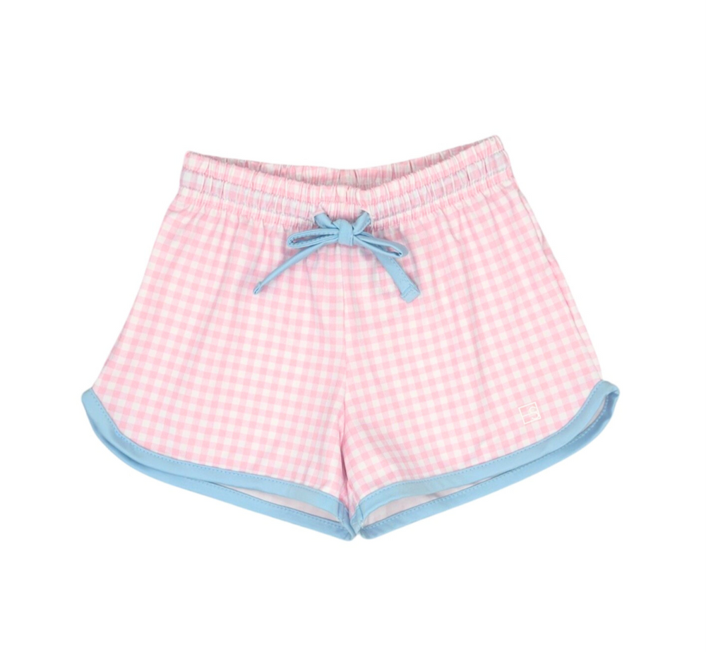 Emily Shorts - Cotton Candy Pink Gingham