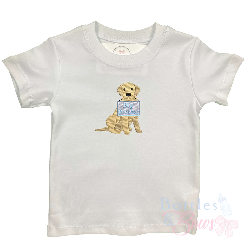Big Brother Puppy Embroidered Shirt