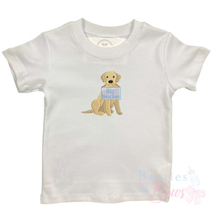 Big Brother Puppy Embroidered Shirt Big Brother Puppy Embroidered Shirt