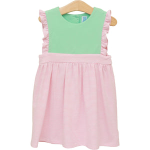 Frances Dress - Light Pink Stripe/Mint Frances Dress - Light Pink Stripe/Mint