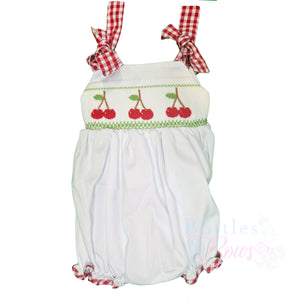 Cherries Smocked Bubble Cherries Smocked Bubble