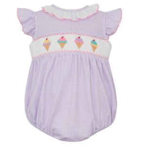 Ice Cream Smocked Bubbles Ice Cream Smocked Bubbles