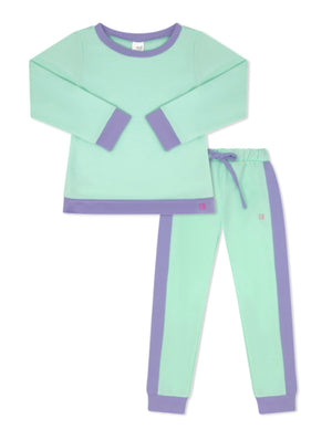 Selena Jogger Set - Cool Mint/Purple Selena Jogger Set - Cool Mint/Purple