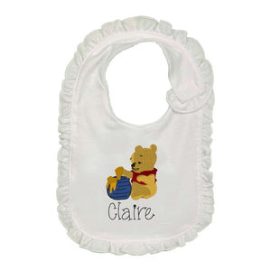 Honey Bear Embroidered Bib Honey Bear Embroidered Bib