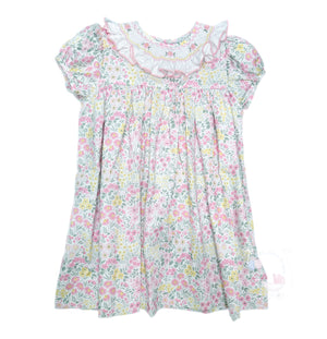 Floral Ruffle Collar Dress Floral Ruffle Collar Dress