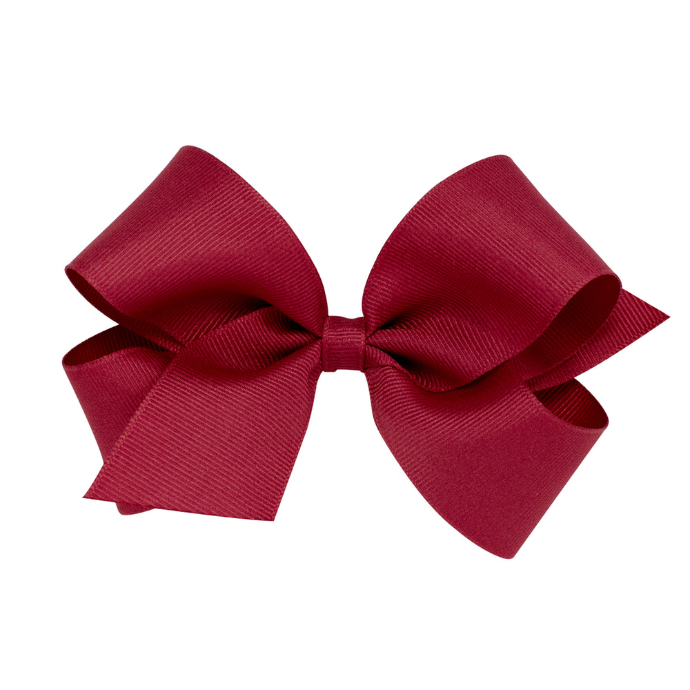 Medium Grosgrain Bow - Cranberry