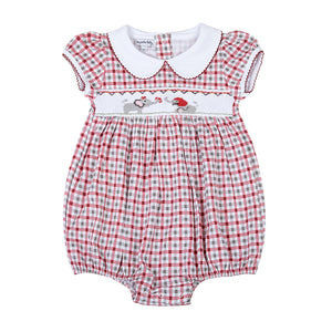 Elephant Smocked Bubble Elephant Smocked Bubble