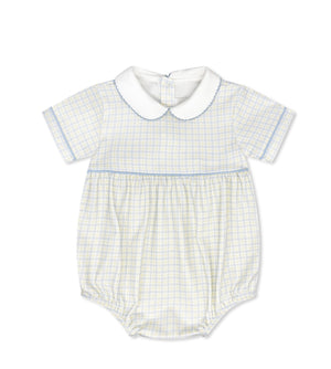 Baby Bea Bubble - Cornflower Check Baby Bea Bubble - Cornflower Check