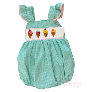 Ice Cream Smocked Bubble Ice Cream Smocked Bubble