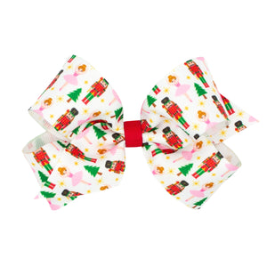 Medium Hair Bow - Nutcracker Medium Hair Bow - Nutcracker