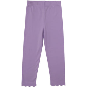 Scalloped Leggings - Lavender Scalloped Leggings - Lavender
