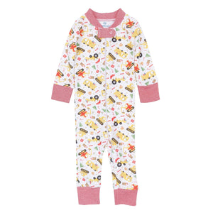 Santa’s Crew Construction Zipped Footie Santa’s Crew Construction Zipped Footie