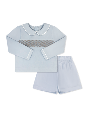 Liam Short Set - Princeton Blue Corduroy Liam Short Set - Princeton Blue Corduroy