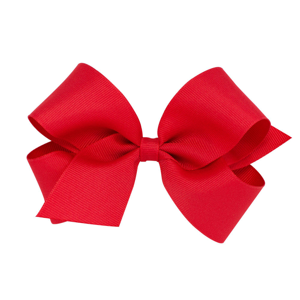 Medium Grosgrain Bow - Red