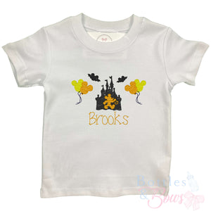 Mouse Halloween Embroidered Shirt Mouse Halloween Embroidered Shirt