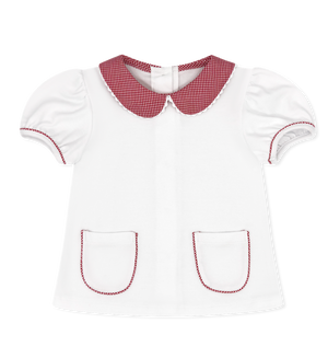 Blessings Blouse - Red Minigingham Blessings Blouse - Red Minigingham
