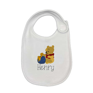 Honey Bear Embroidered Bib Honey Bear Embroidered Bib