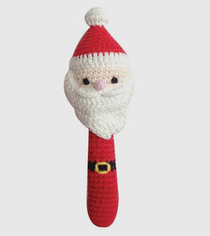 Santa Crochet Stick Rattle Santa Crochet Stick Rattle