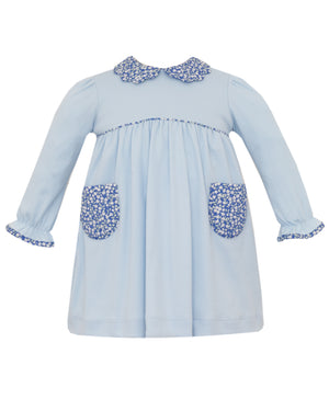 Blue Knit Liberty Dress Blue Knit Liberty Dress