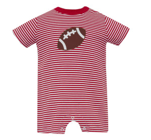 Red Football Romper Red Football Romper