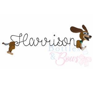Slinky Dog Embroidery Design Slinky Dog Embroidery Design
