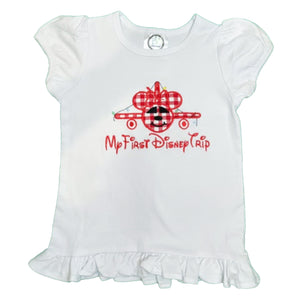 First Mouse Trip Embroidered Shirt First Mouse Trip Embroidered Shirt