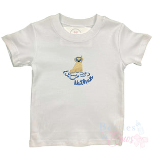 Snorkel Puppy Embroidered Shirt Snorkel Puppy Embroidered Shirt