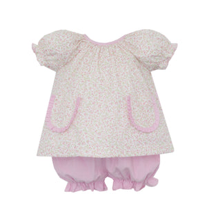 Pink Floral Bloomer Set Pink Floral Bloomer Set