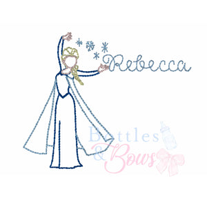 Elsa Embroidery Design Elsa Embroidery Design