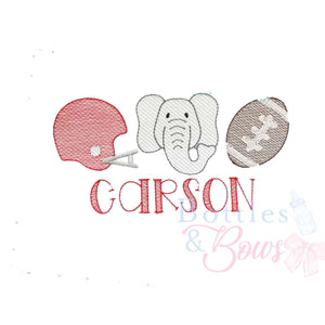 Gameday Embroidery Design Gameday Embroidery Design
