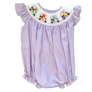 Golf Cart Smocked Bubble Golf Cart Smocked Bubble