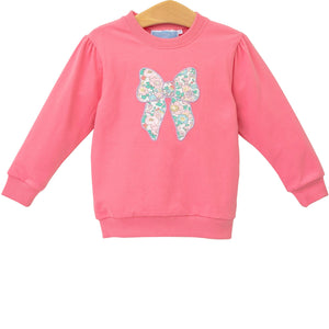 Floral Bow Sweatshirt Floral Bow Sweatshirt