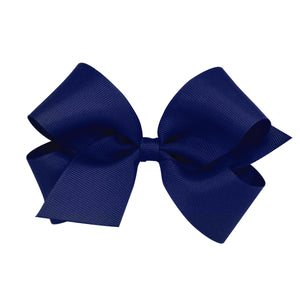 Medium Grosgrain Bow - Light Navy Medium Grosgrain Bow - Light Navy