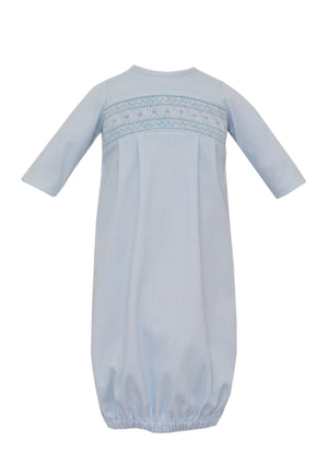 Stefan Blue Gingham Gown Stefan Blue Gingham Gown