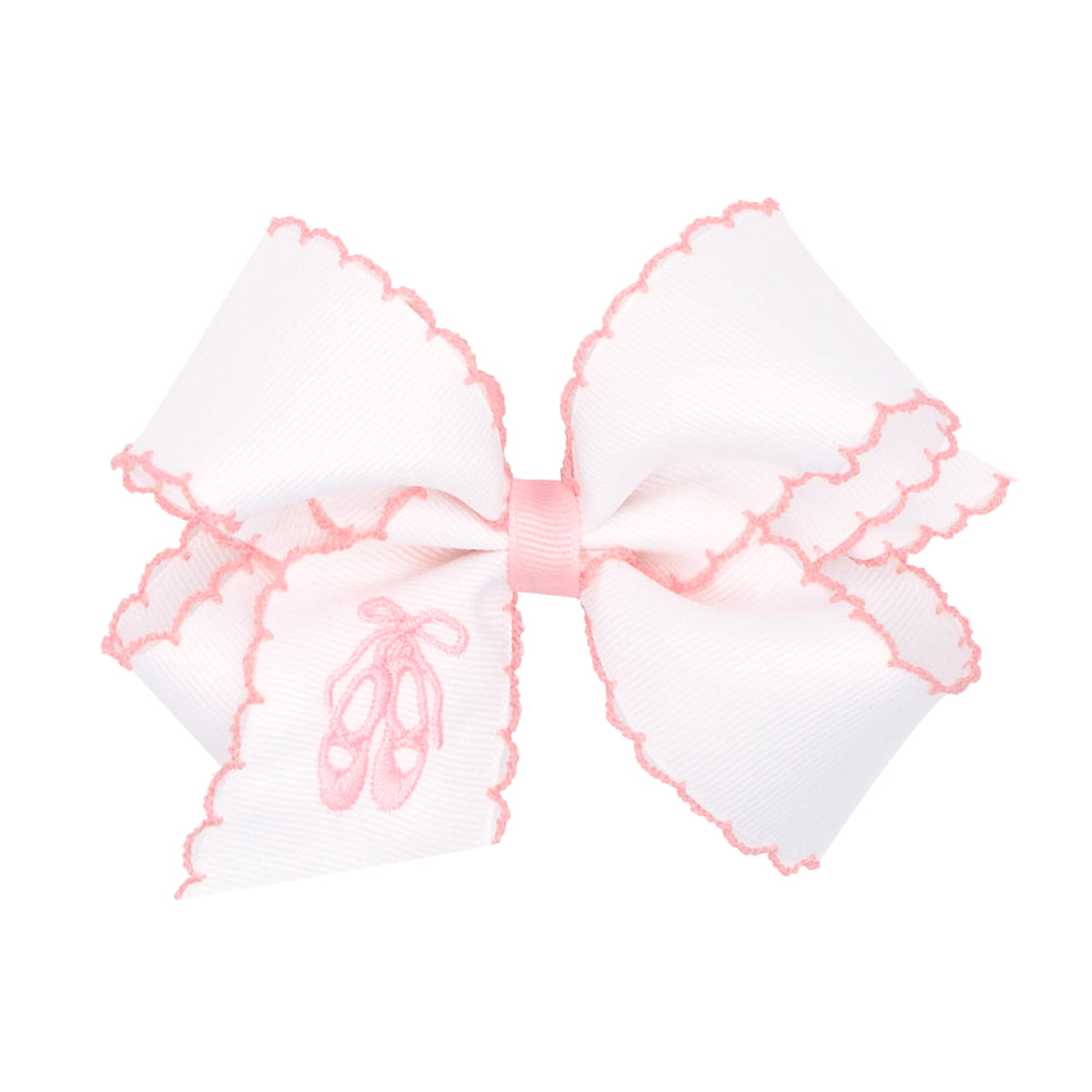 Medium MoonStitch Grosgrain Bow - Ballet