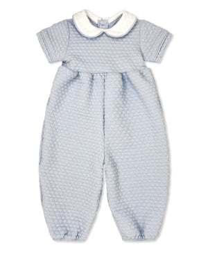 Rover Romper - Blue Quilted Rover Romper - Blue Quilted