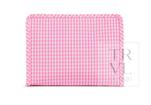 Medium Roadie - Gingham Pink Medium Roadie - Gingham Pink