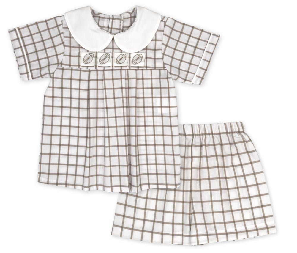 Noah Interchangeable Ribbon Short Set - Deer, Football, Fall