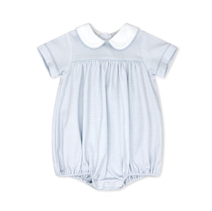 Covington Bubble - Light Blue Ministripe Covington Bubble - Light Blue Ministripe