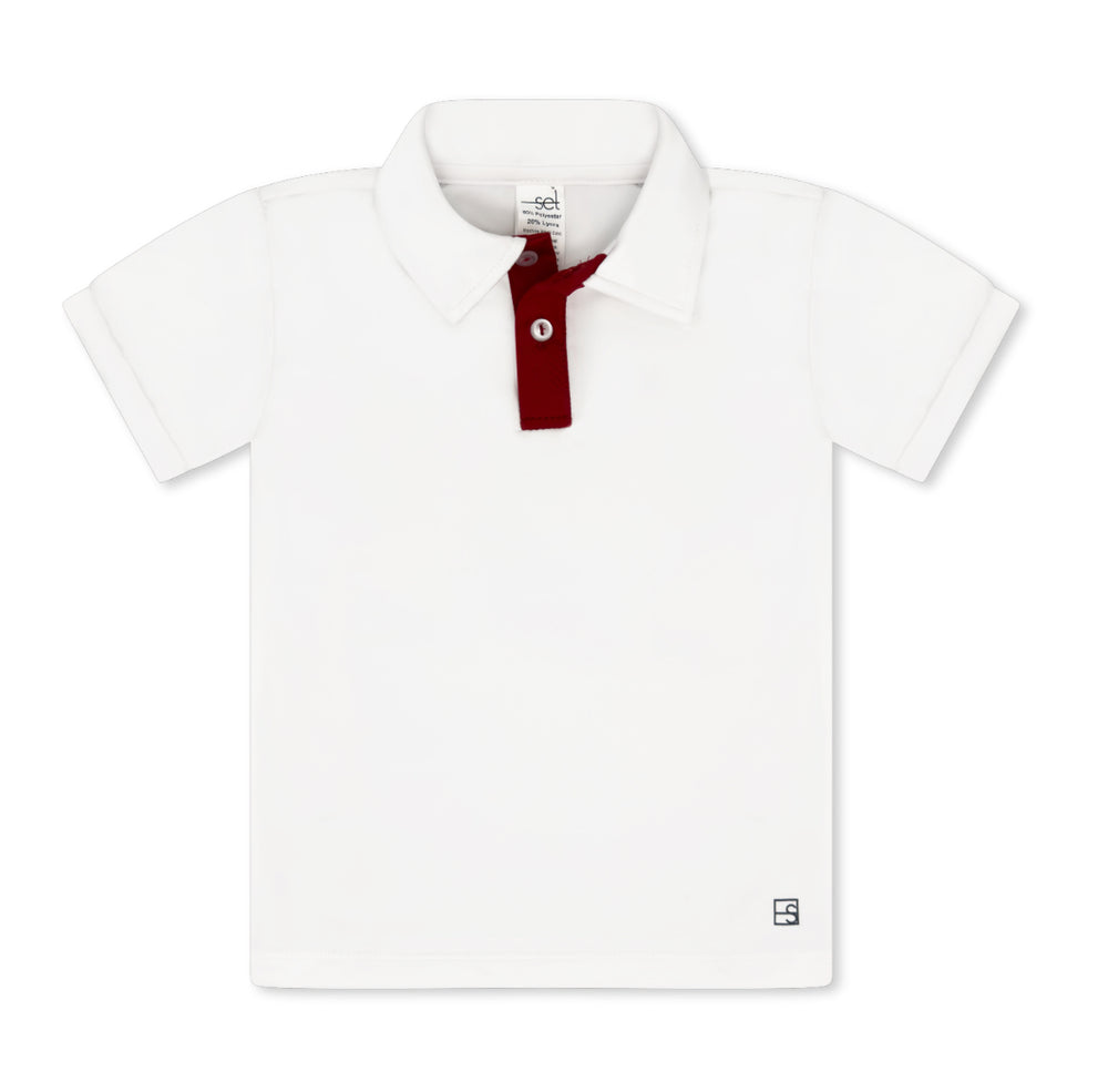 Parker Polo - Candy Apple Red, Pure Coconut