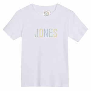 Embroidered Name T-shirt Embroidered Name T-shirt