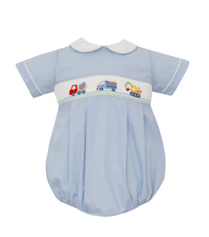 Truck Smocked Bubble Truck Smocked Bubble