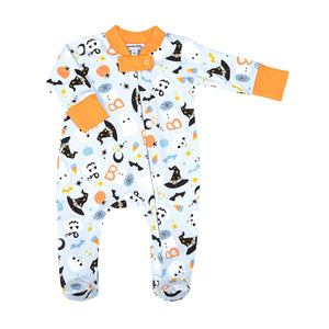 A Little Bit Batty Zipped Footie A Little Bit Batty Zipped Footie