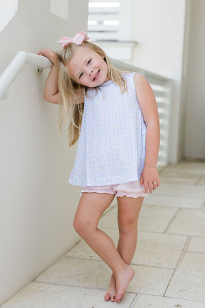 Lottie Bloomer Set - Blue Floral Lottie Bloomer Set - Blue Floral