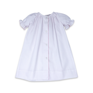 Vintage Daygown - Columbia Street Pink Bitty Dot Vintage Daygown - Columbia Street Pink Bitty Dot
